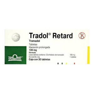 Tradol Retard 100 mg 30 Caps
