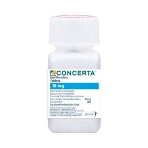 Concerta 18 mg tablets