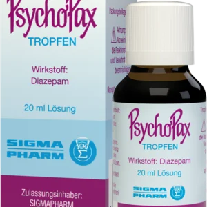 Buy Psychopax Diazepam 12.5mg 20ml Drops Online