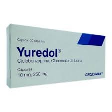 Yuredol 10 mg 250 mg 30 caps Cyclobenzaprine