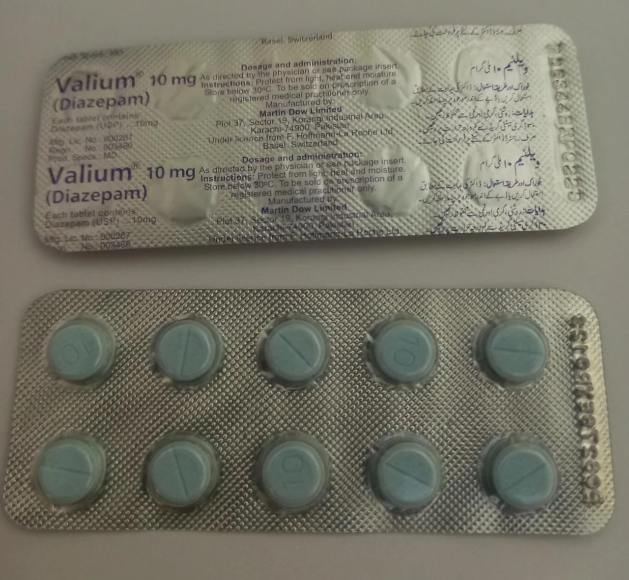 Valium Diazepam 10 mg